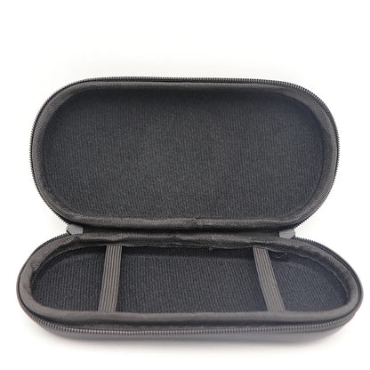 PSP travel case interior with console and cards